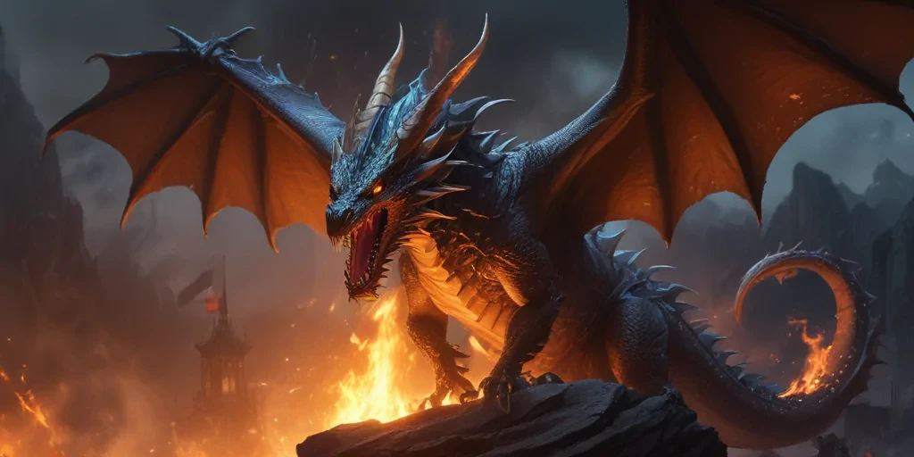 dragon backround