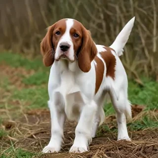irish red and white setter