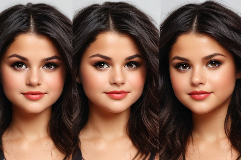 selena gomez natural hair