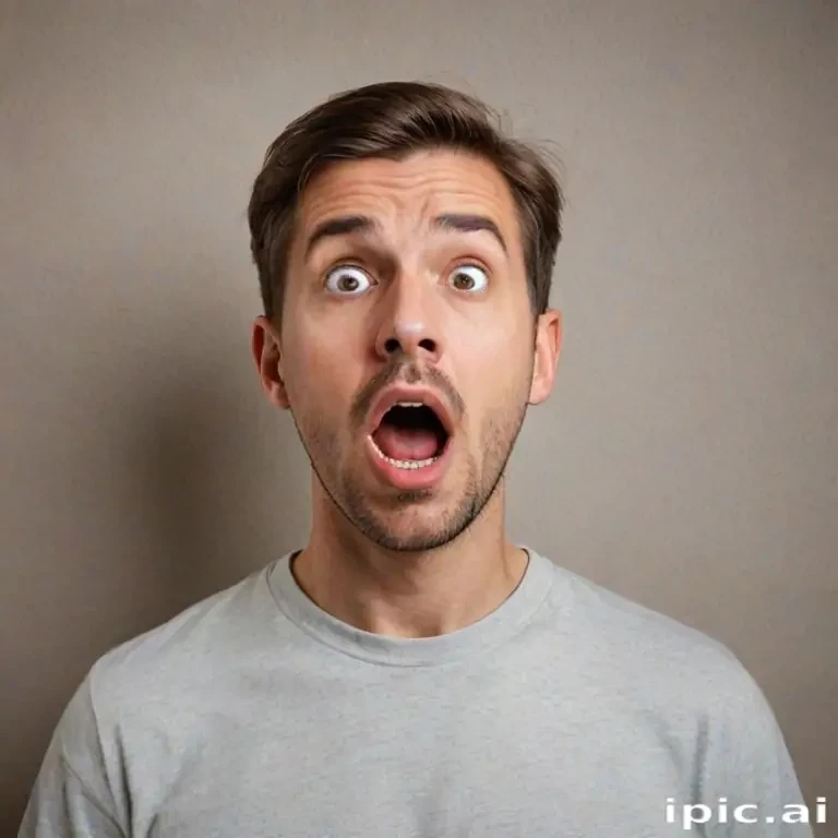 shocked man