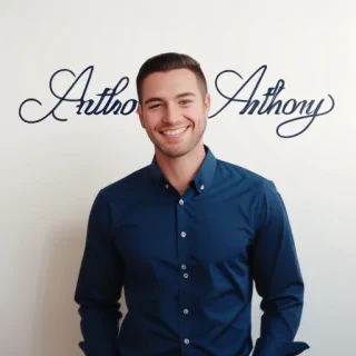 anthony in cursive