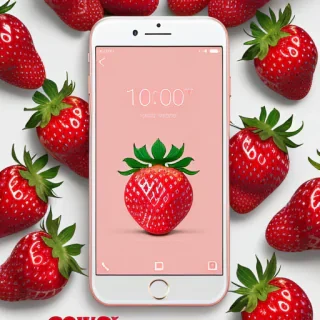 strawberry phone wallpaper