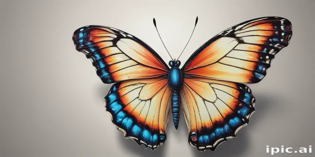 picture of a butterfly drawing