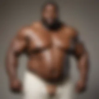 black fat man