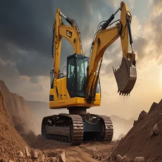 excavator wallpaper