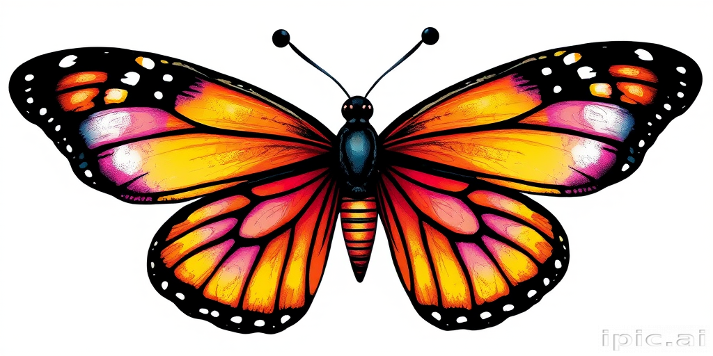 butterfly drawing png