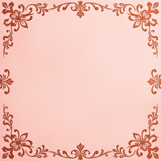 create a textured background in soft pink with ornate floral patterns along the edges