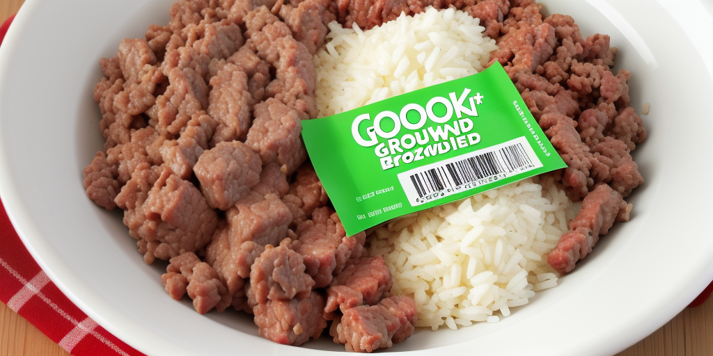cook ground beef from frozen