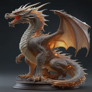 transparent dragon