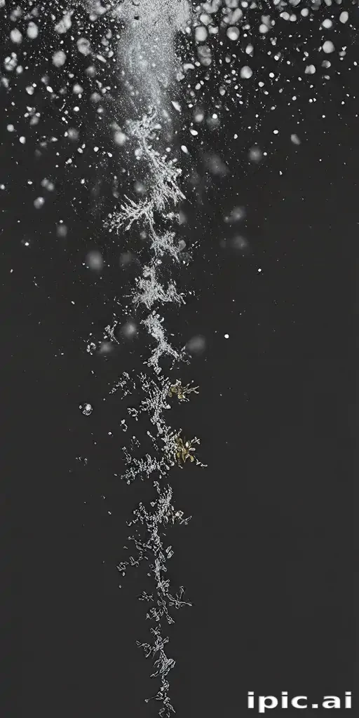 snow falling png