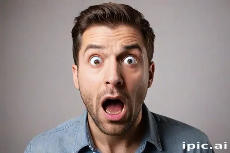 shocked man