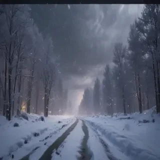 snow falling png