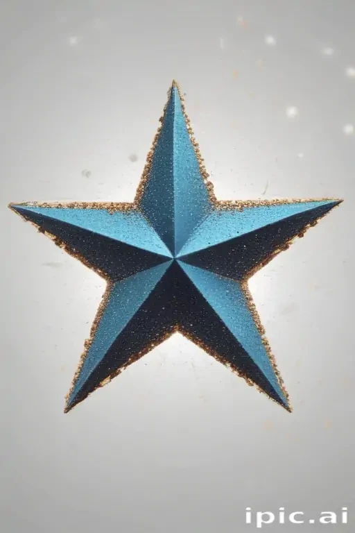 glitter star png