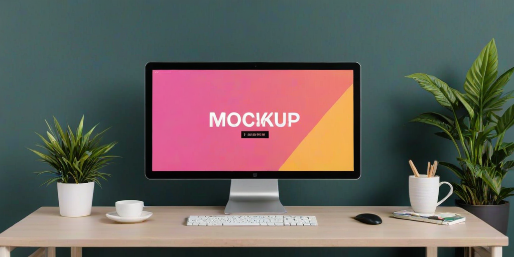 computer mockup free