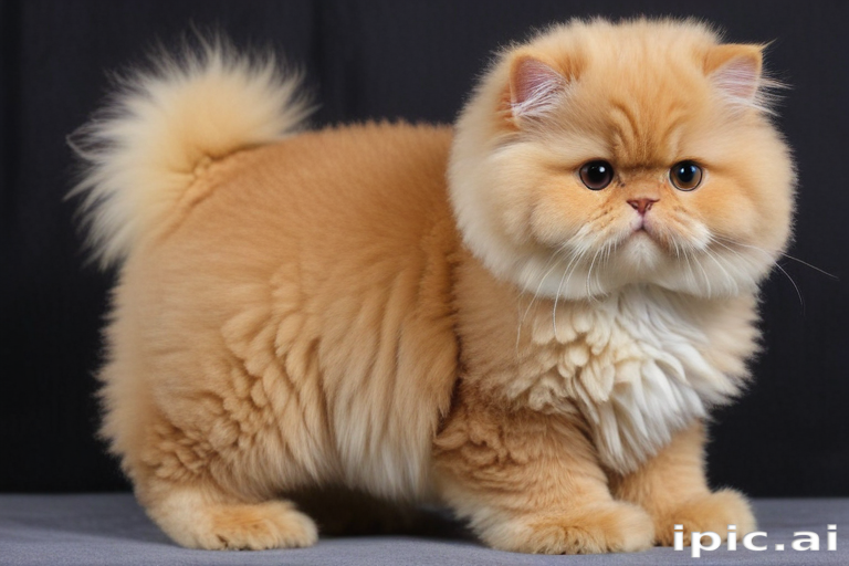 Adorable Fluffy Cat with Distinctive Features and Charming Personality ...