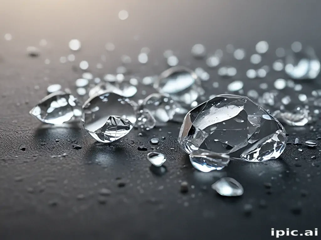 sparkling transparent