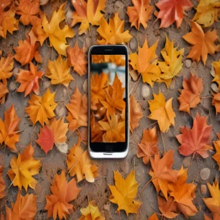 autumn background iphone
