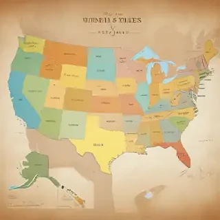 map of the usa states