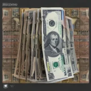 money with transparent background
