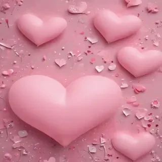 aesthetic pink valentines wallpaper