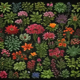 plants transparent background