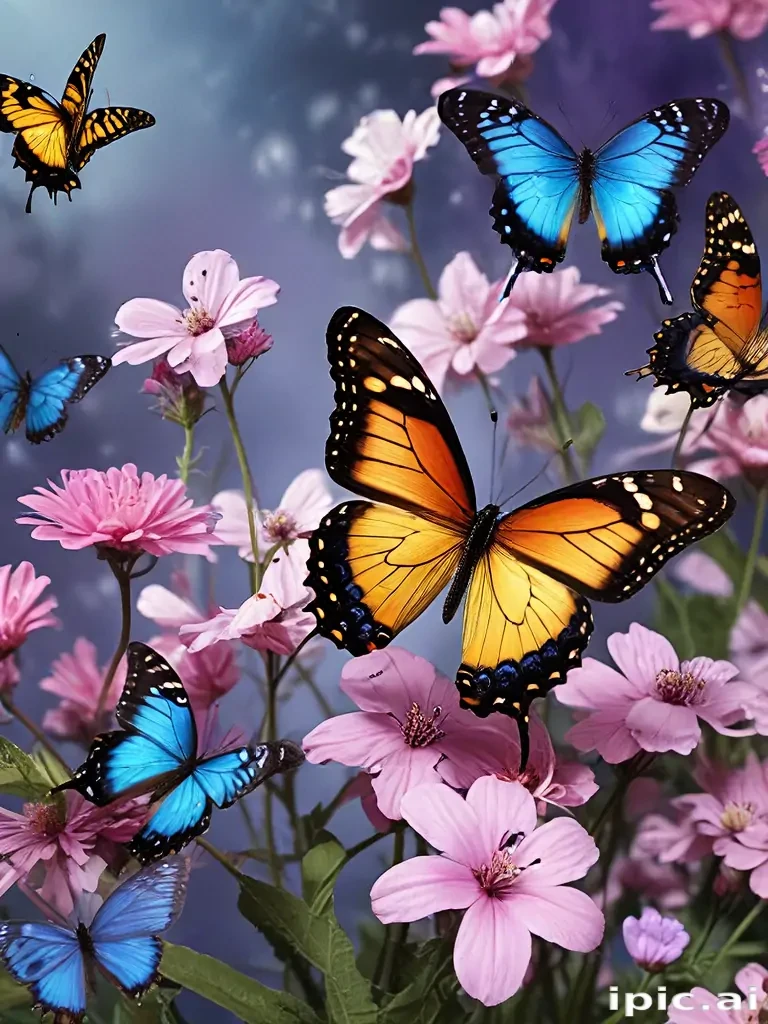 beautiful butterflies wallpaper