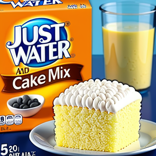 just add water cake mix