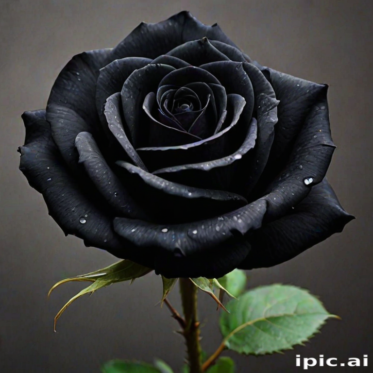 black rose picture