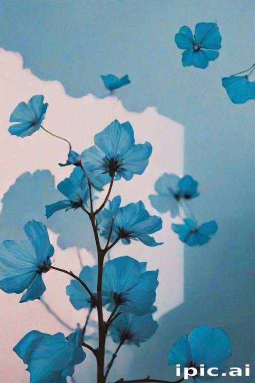 blue aesthetic photos