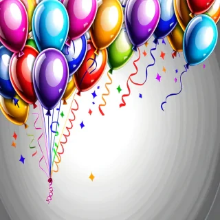 balloons transparent background