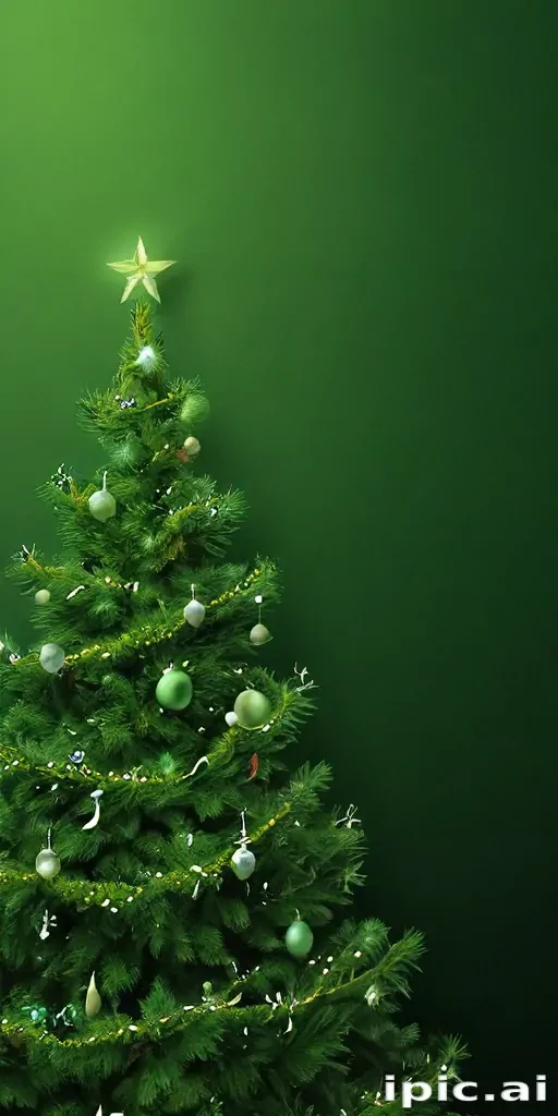 green christmas wallpaper