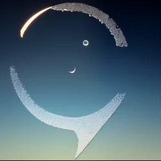 crescent moon transparent
