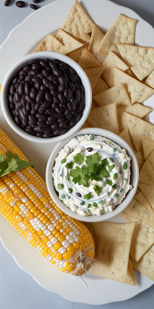 corn black bean feta dip
