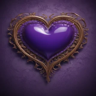 wallpaper purple heart