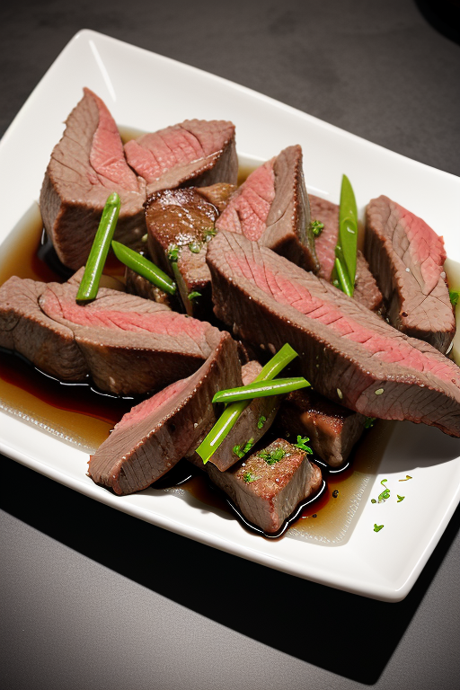 beef marrow bones with meat