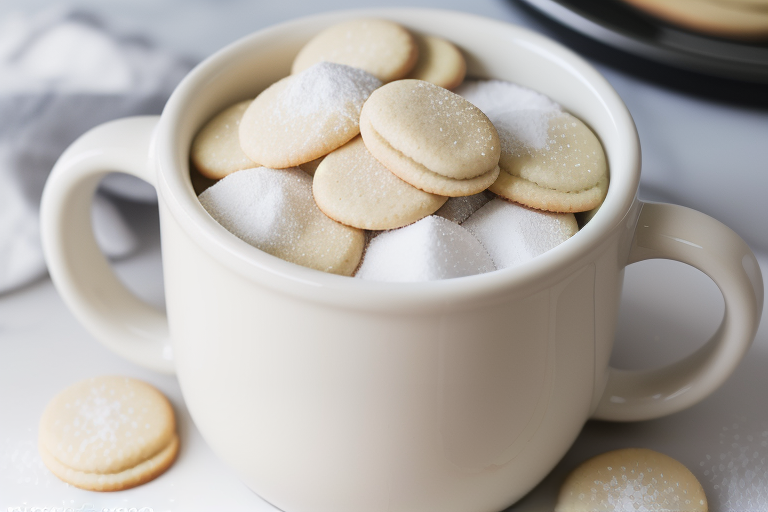 sugar cookie recipe in a mug