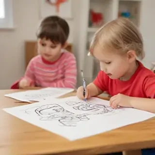 kids drawing
