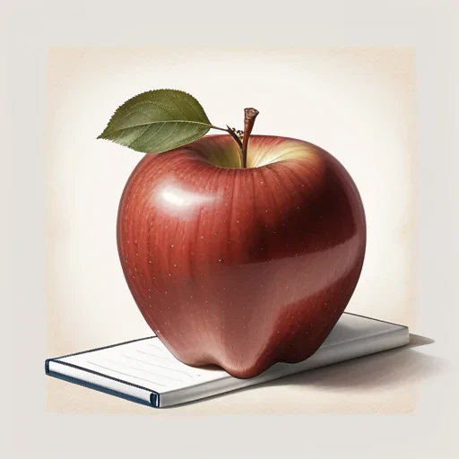 drawing of apple