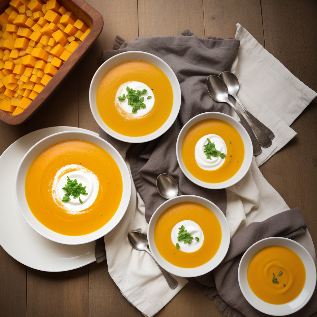 what goes good with butternut squash soup