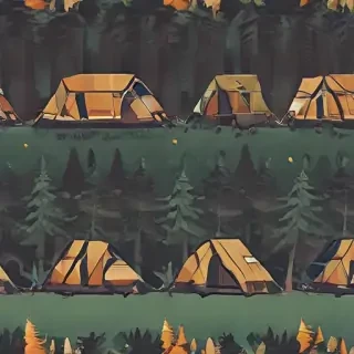 camping background pic