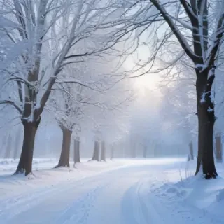 winter zoom background