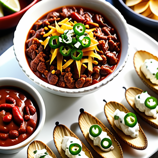 appetizers that go with chili