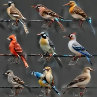 birds transparent background
