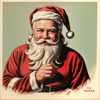 vintage santa images