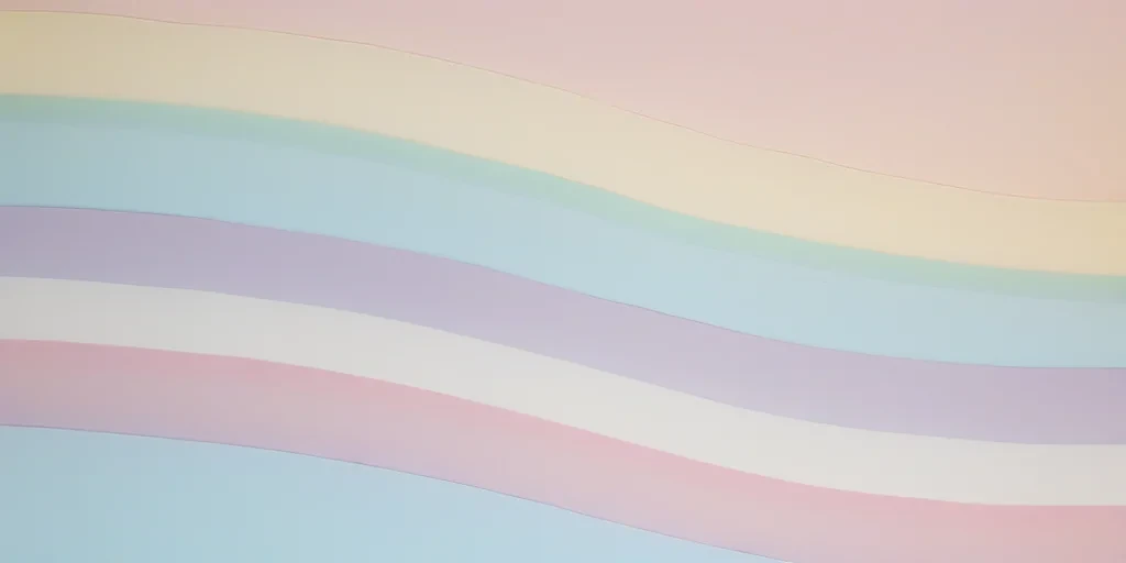 pastel rainbow