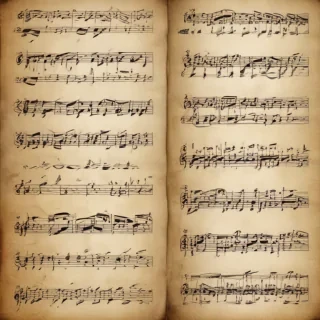 notes music background