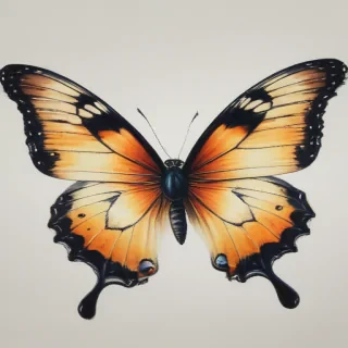 picture of a butterfly drawing