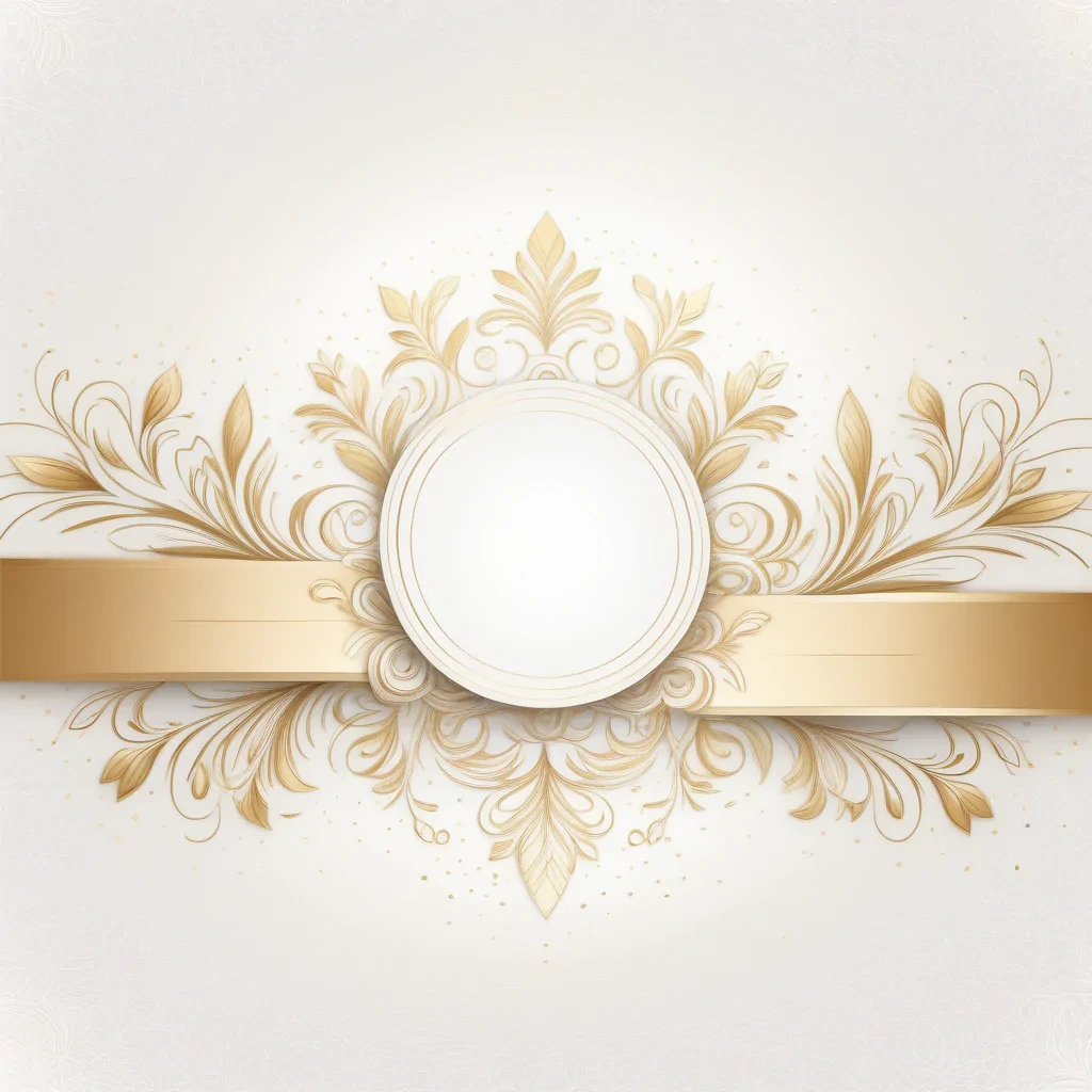 elegant white and gold background