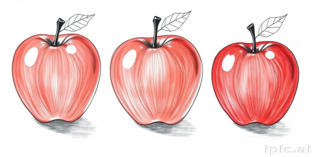 apple drawings