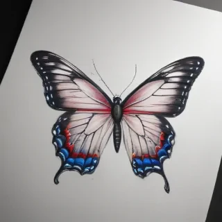 picture of a butterfly drawing